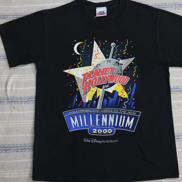 Disney Other - VTG PLANET HOLLYWOOD Disney Millennium 2000 Tee